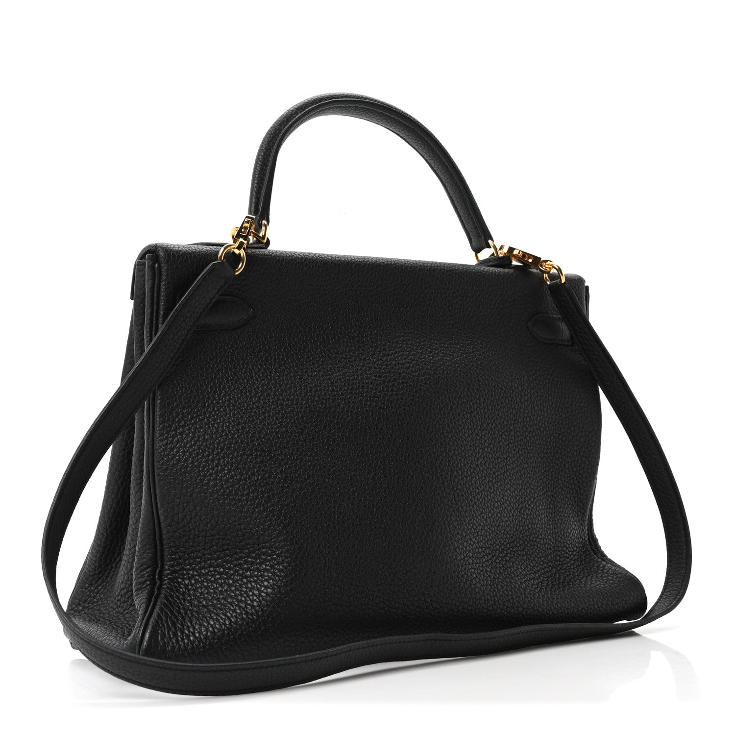 Hermes Togo Kelly Retourne 32 Black 2 of 9