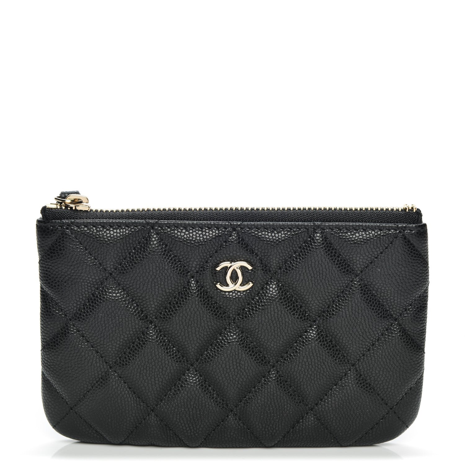 Chanel Caviar Quilted Small Cosmetic Case Black 1 of 7