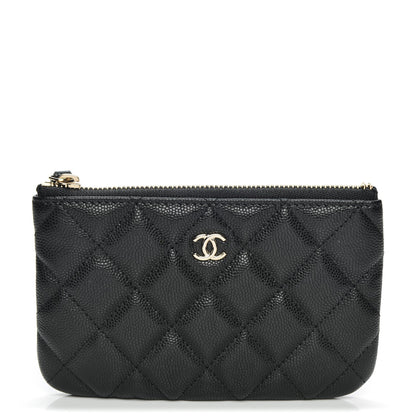 Chanel Caviar Quilted Small Cosmetic Case Black 1 of 7
