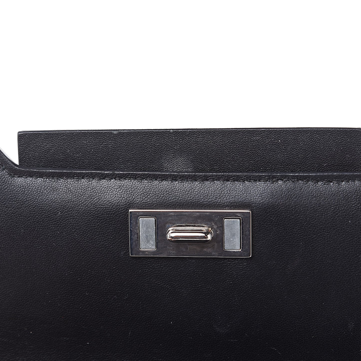Calfskin Infinity Flap Bag Black