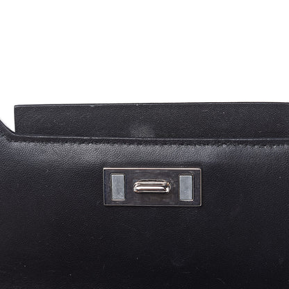 Givenchy Calfskin Infinity Flap Bag Black 10 of 12