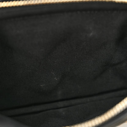 Chanel Shiny Lambskin Quilted Medium Double Case With Strap Black 12 of 12