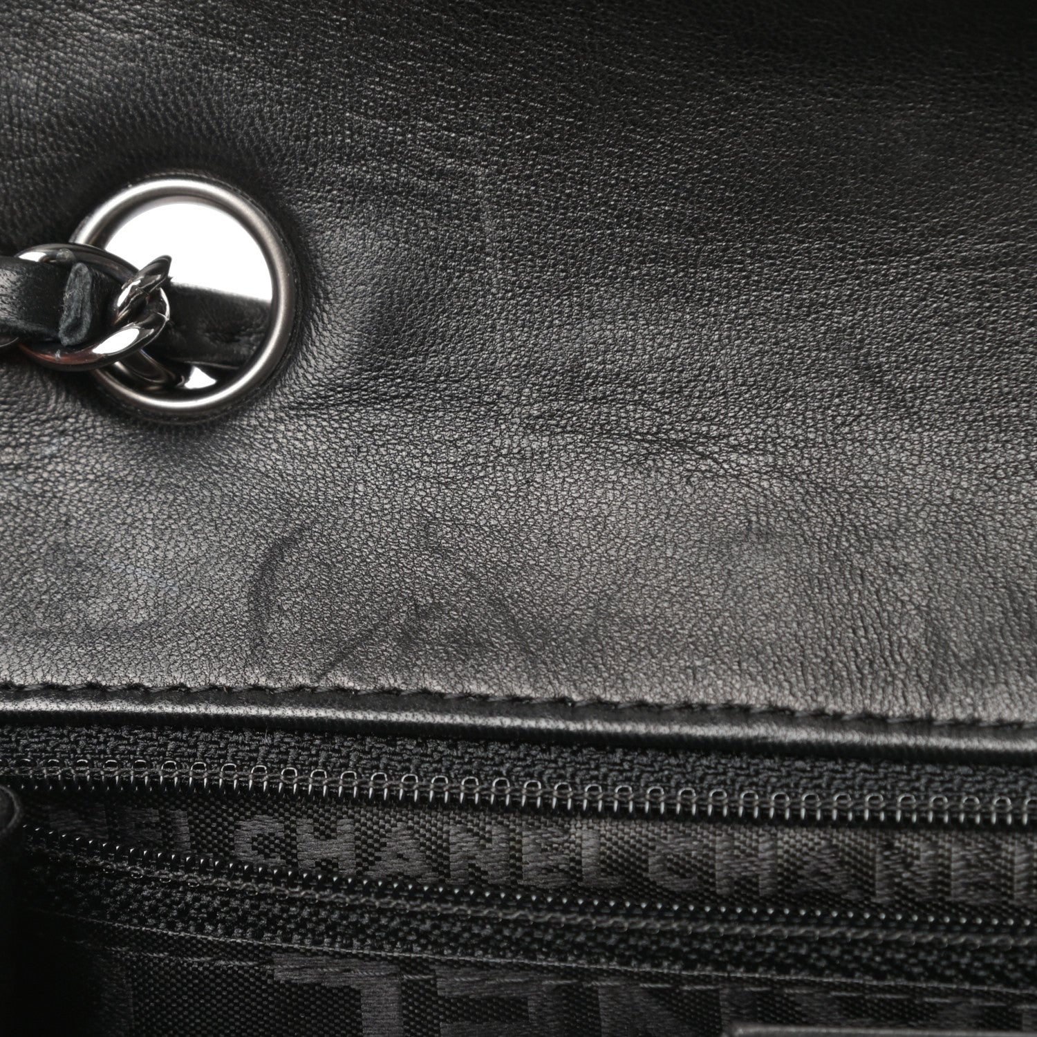 Chanel Lambskin Mini Lady Graphic Flap Black 11 of 14