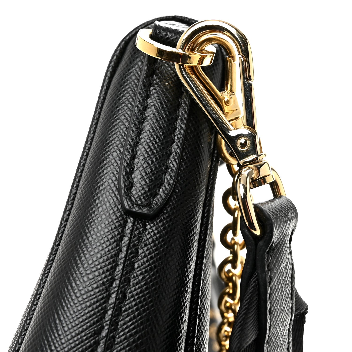 Prada Saffiano Lux Re-Edition 2005 Shoulder Bag Black 11 of 11