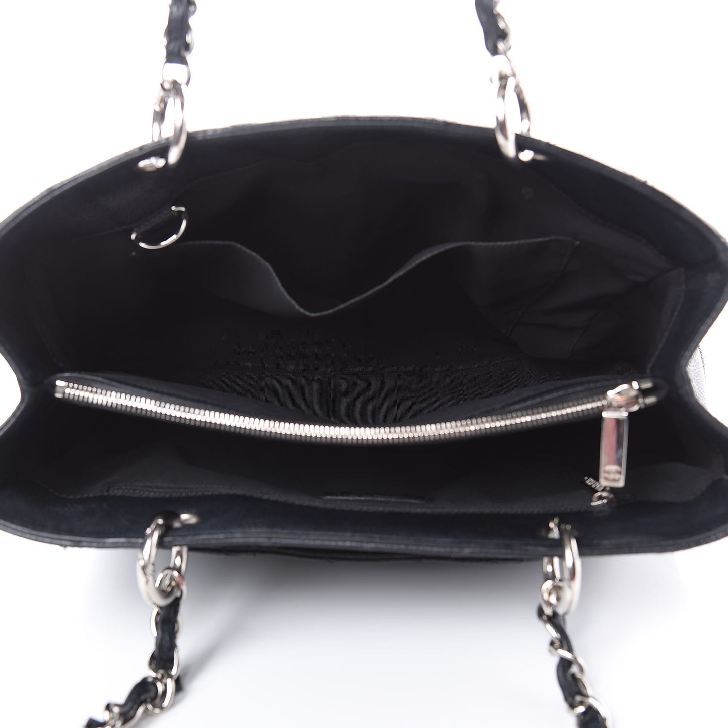 Caviar Quilted Grand Shopping Tote GST Black
