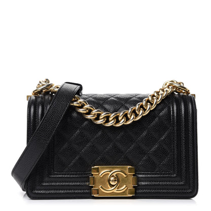 Chanel Caviar Quilted Small Boy Flap Black 1 of 13