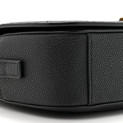 Chanel Caviar Diamond Stitched CC Medium Flap Bag Black 10 of 11