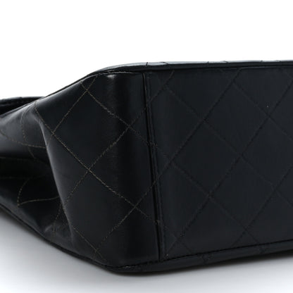 Chanel Lambskin Quilted XL Jumbo Single Flap Black 8 of 9