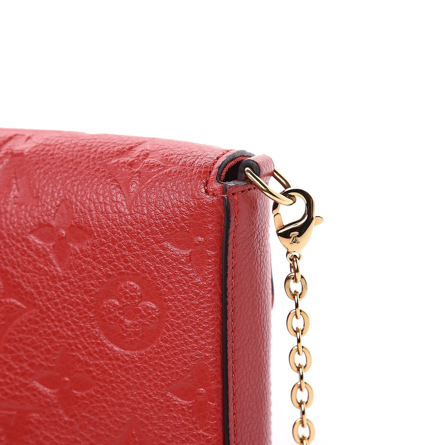 Empreinte Pochette Felicie Chain Wallet Cherry