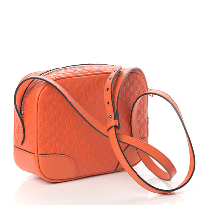 Gucci Soft Microguccissima Mini Bree Messenger Bag Sun Orange 3 of 9