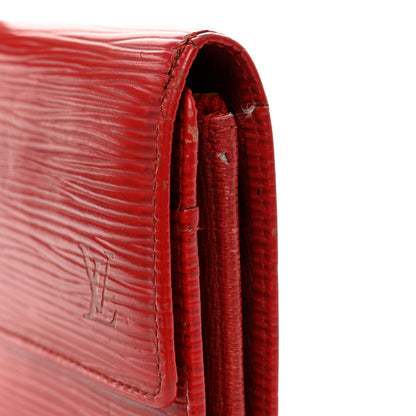 Louis Vuitton Epi Sarah Wallet Castillan Red 9 of 12