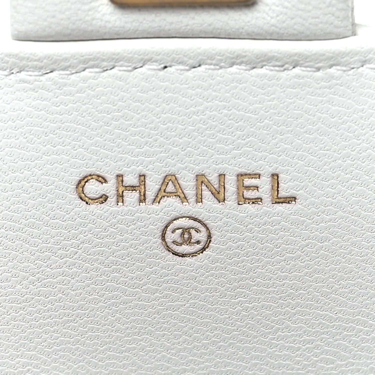 Chanel Goatskin Quilted Chic Pearls Clutch With Chain White 6 of 11
