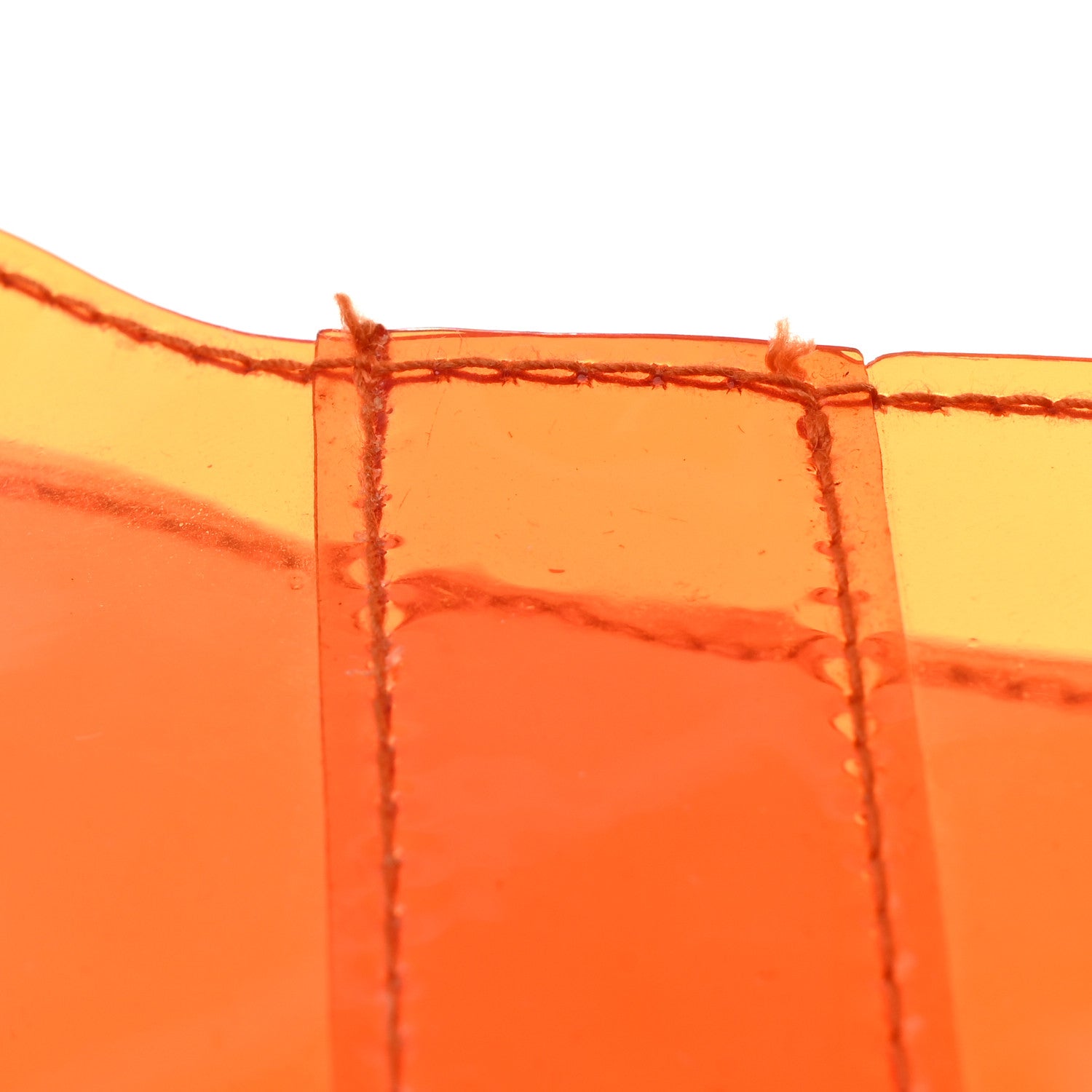 Hermes Vinyl Souvenir De L'Exposition Kelly Orange 9 of 13