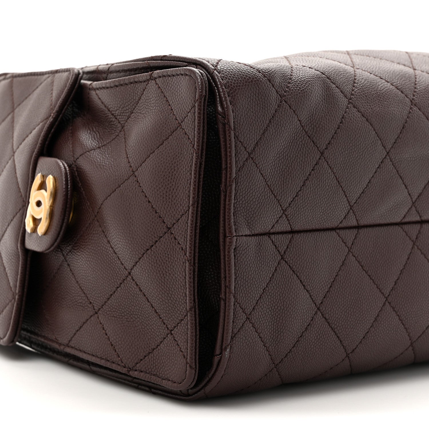 CHANEL ブラウン キルティング バッグ Chanel Caviar Quilted Mini Chanel 25 Handbag Brown 1851187 バッグ
