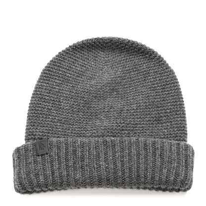 Hermes Cashmere Beanie Hat M Gris Chine 1 of 5