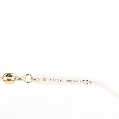 Gucci Crystal Marina Chain Sunglasses 4250/N/S White 5 of 5