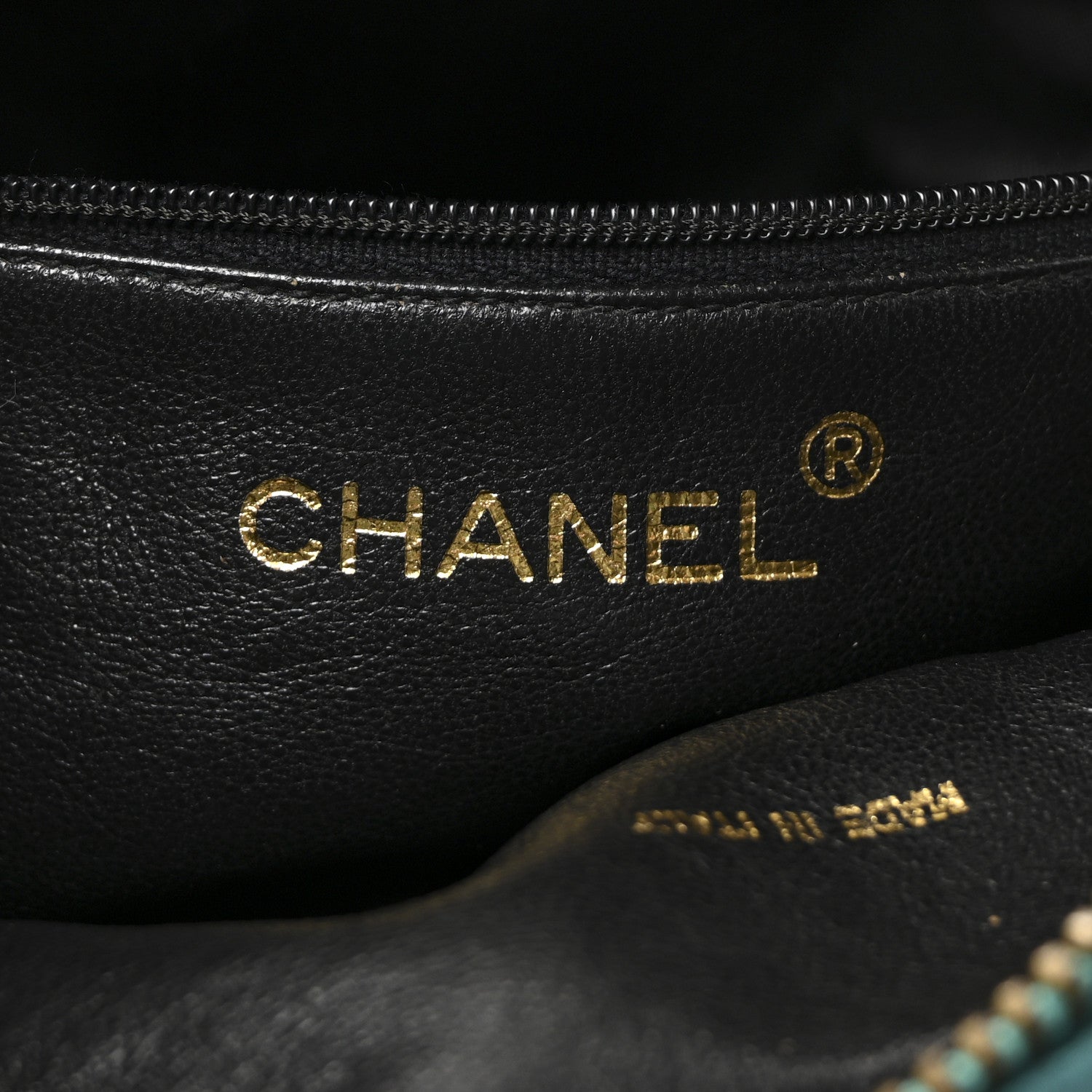 Chanel Suede Quilted CC Tassel Camera Bag Blue 6 of 10