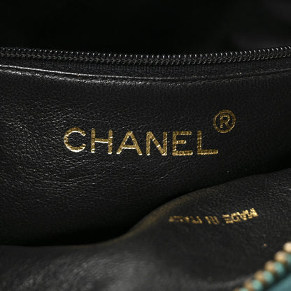 Chanel Suede Quilted CC Tassel Camera Bag Blue 6 of 10