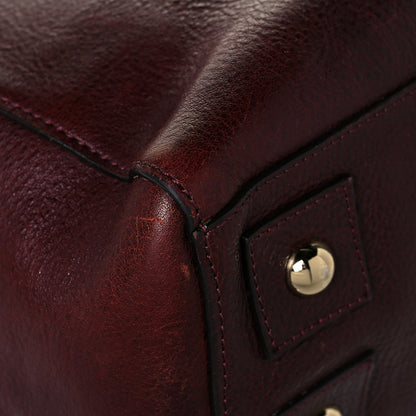 Mulberry Natural Leather Cara Delevigne Convertible Satchel Oxblood 10 of 22