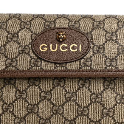 Gucci GG Supreme Monogram Neo Vintage Web Belt Bag Brown 9 of 11