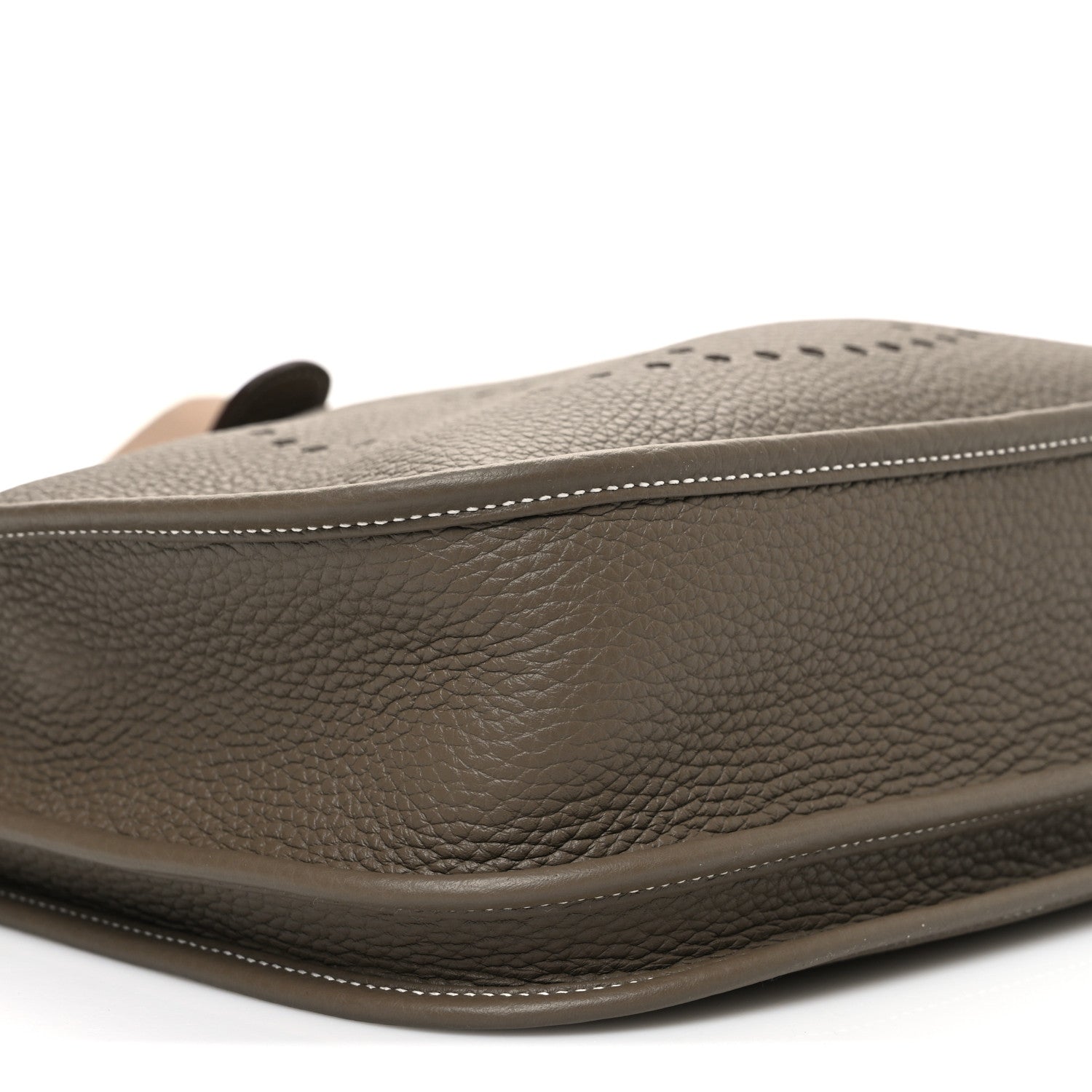 Hermes Taurillon Clemence EVELYNE III PM Etoupe 9 of 11