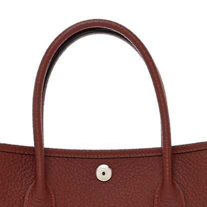 Hermes Vache Country Garden Party 30 TPM Rouge H 5 of 10