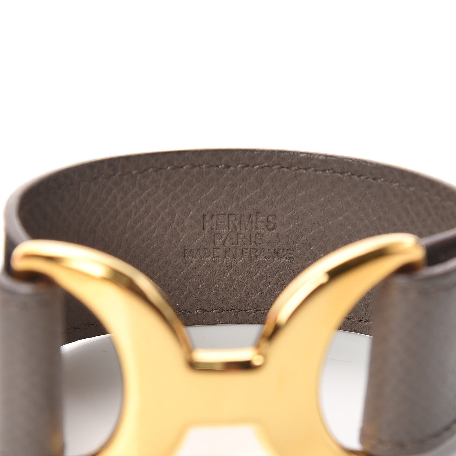 Hermes Epsom Pavane Cuff S Etain 4 of 6