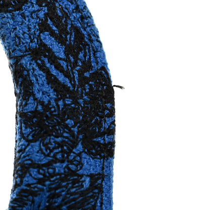 Christian Dior Canvas Toile de Jouy Zodiac Embroidered Medium Lady D-Lite Blue 10 of 11