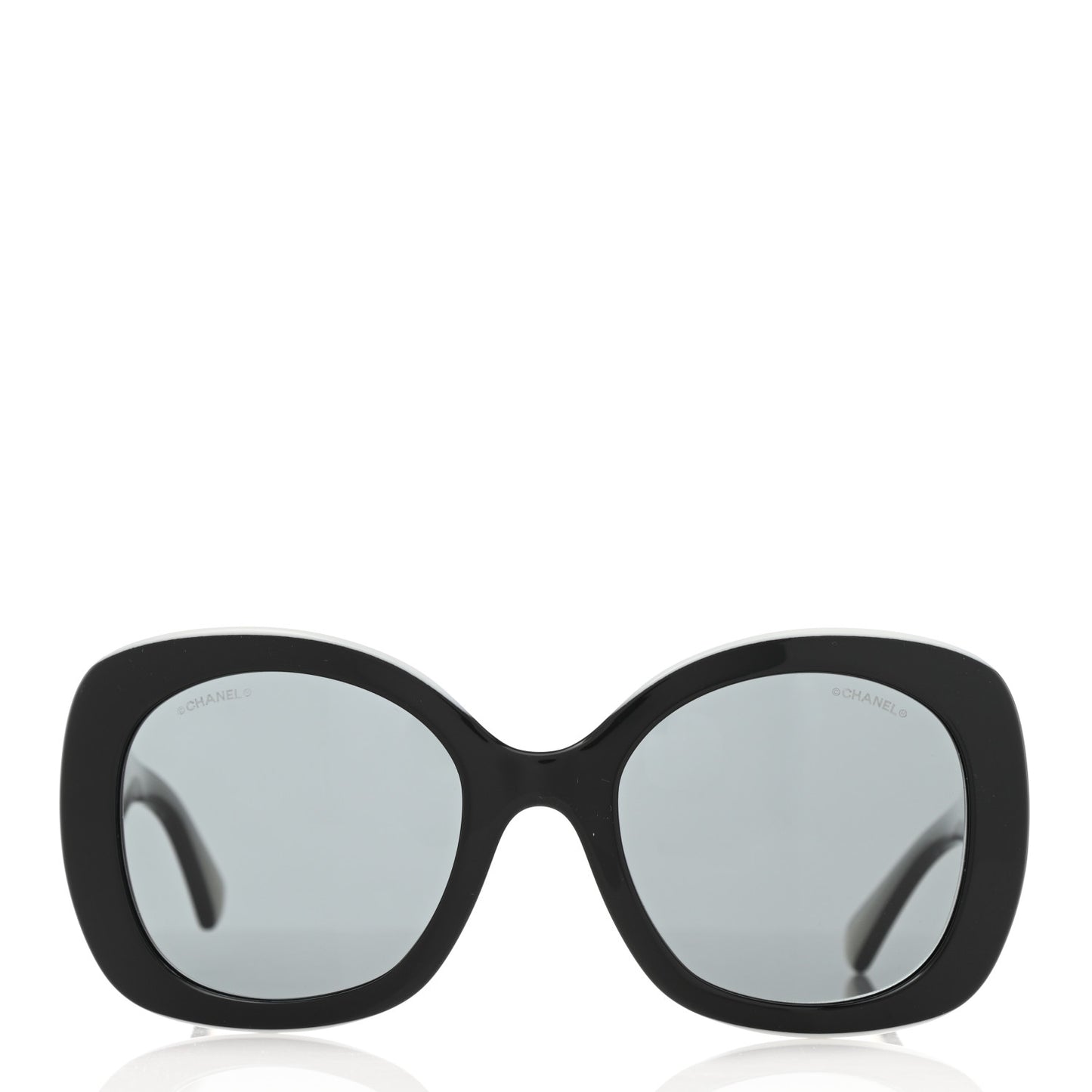 Acetate Sunglasses 71414 Black White