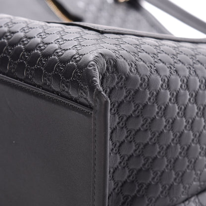 Gucci Soft Microguccissima Large Tote Black 9 of 12