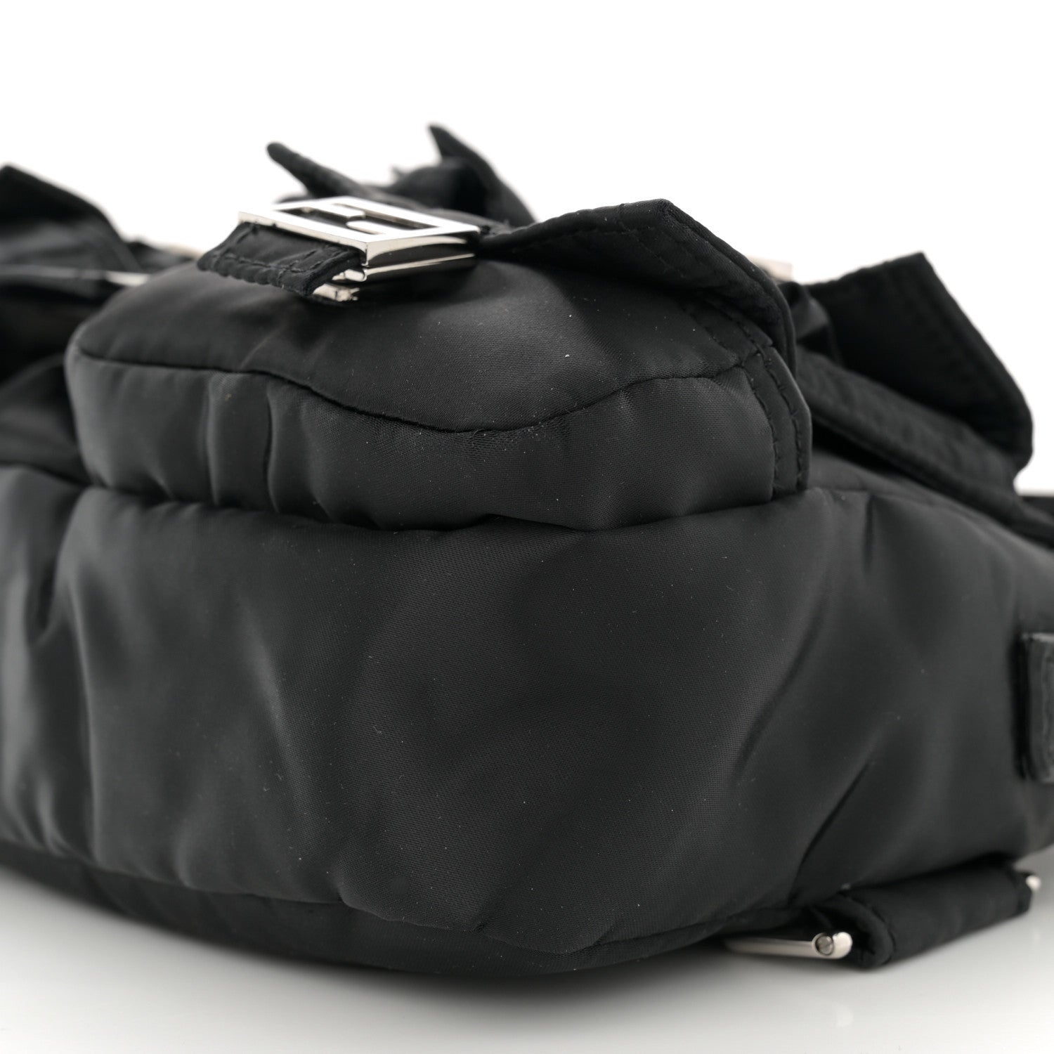 Fendi Econyl Cuoio Romano Multipocket Baguette Black 10 of 10
