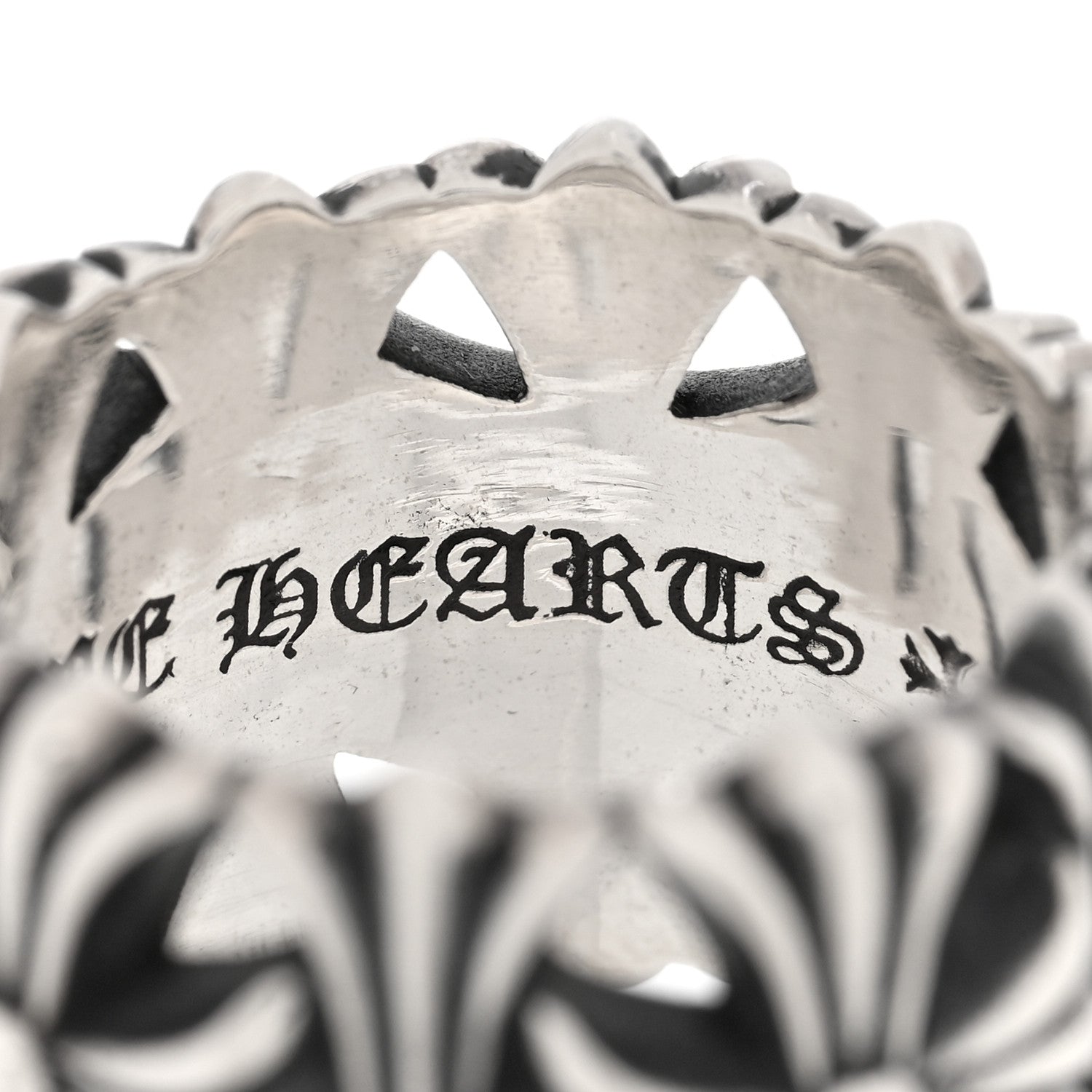 Chrome Hearts Sterling Silver Cemetery Cross Ring 62 10 5 of 5