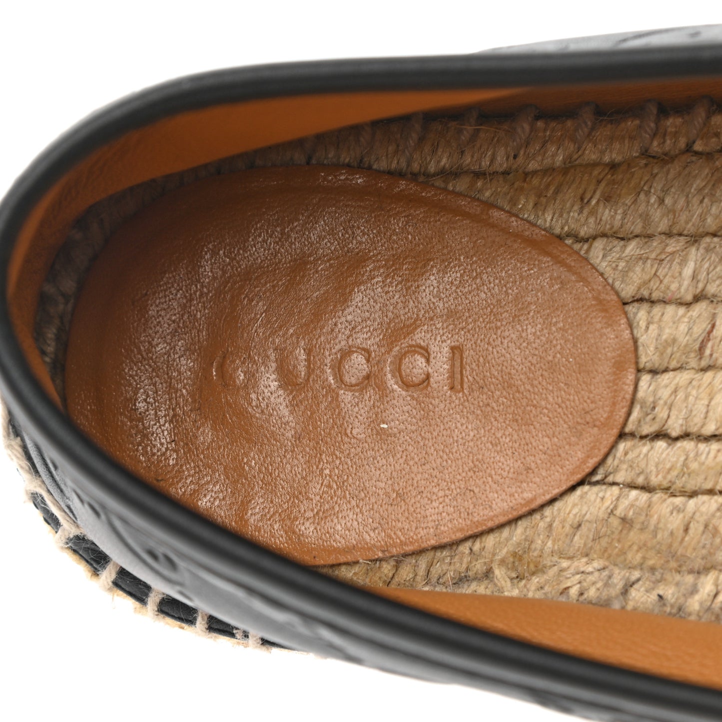 Guccissima Signature Espadrilles 37 Black
