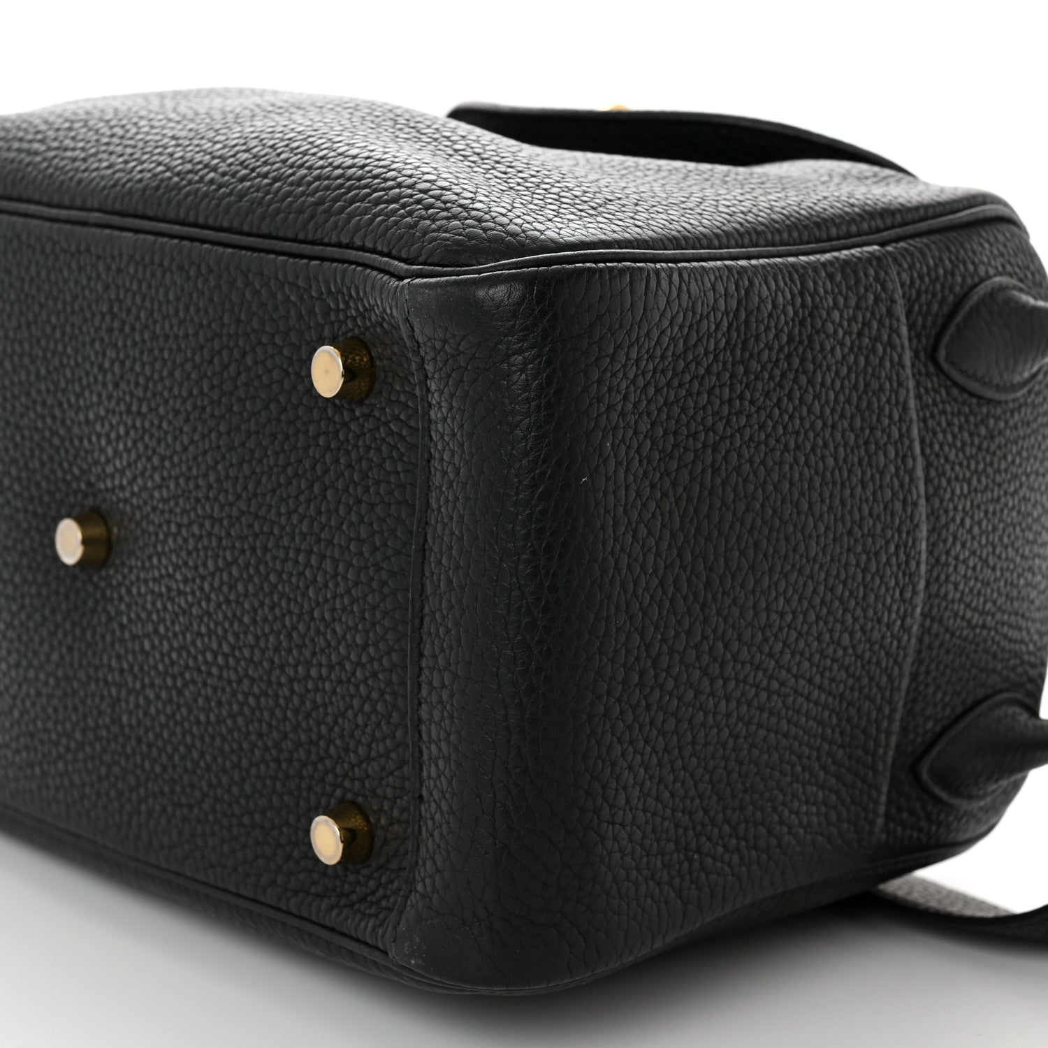 Hermes Taurillon Clemence Lindy 26 Black 12 of 12