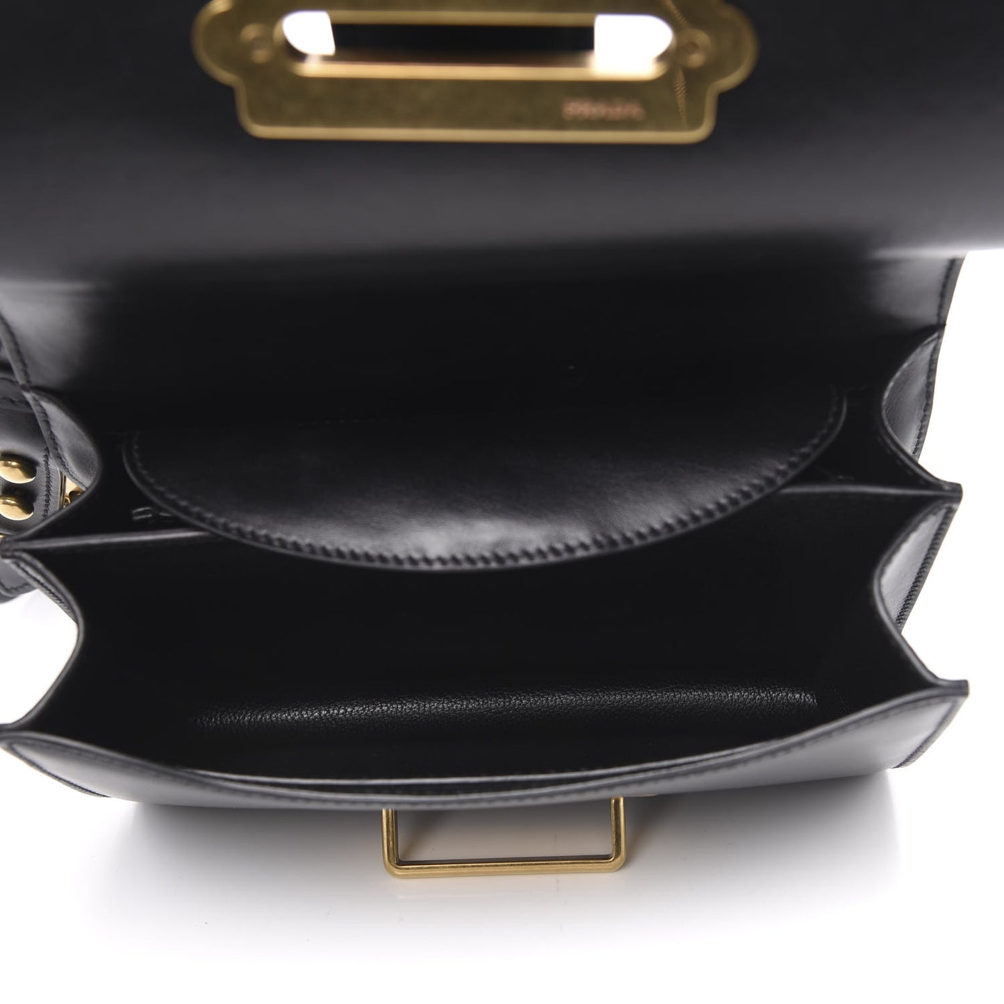 City Calf Saffiano Cahier Bag Black