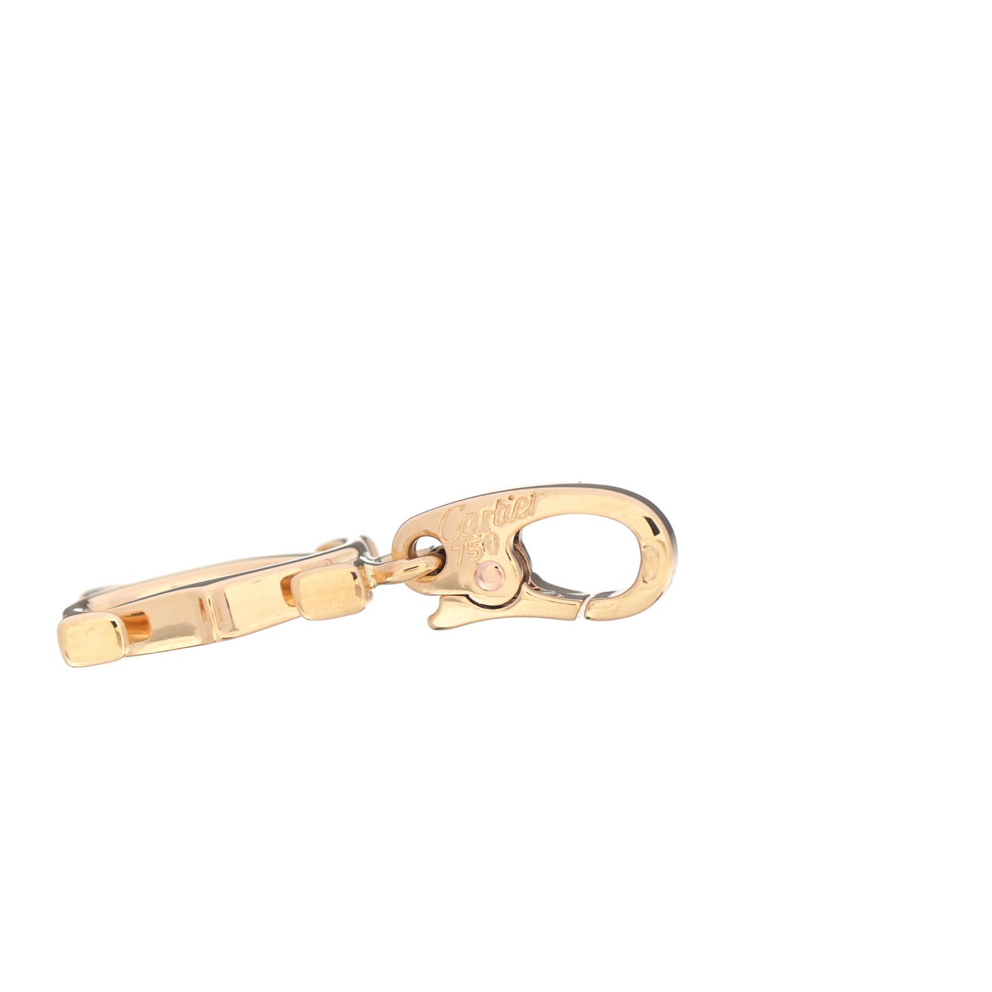 18K Yellow Gold Logo Charm