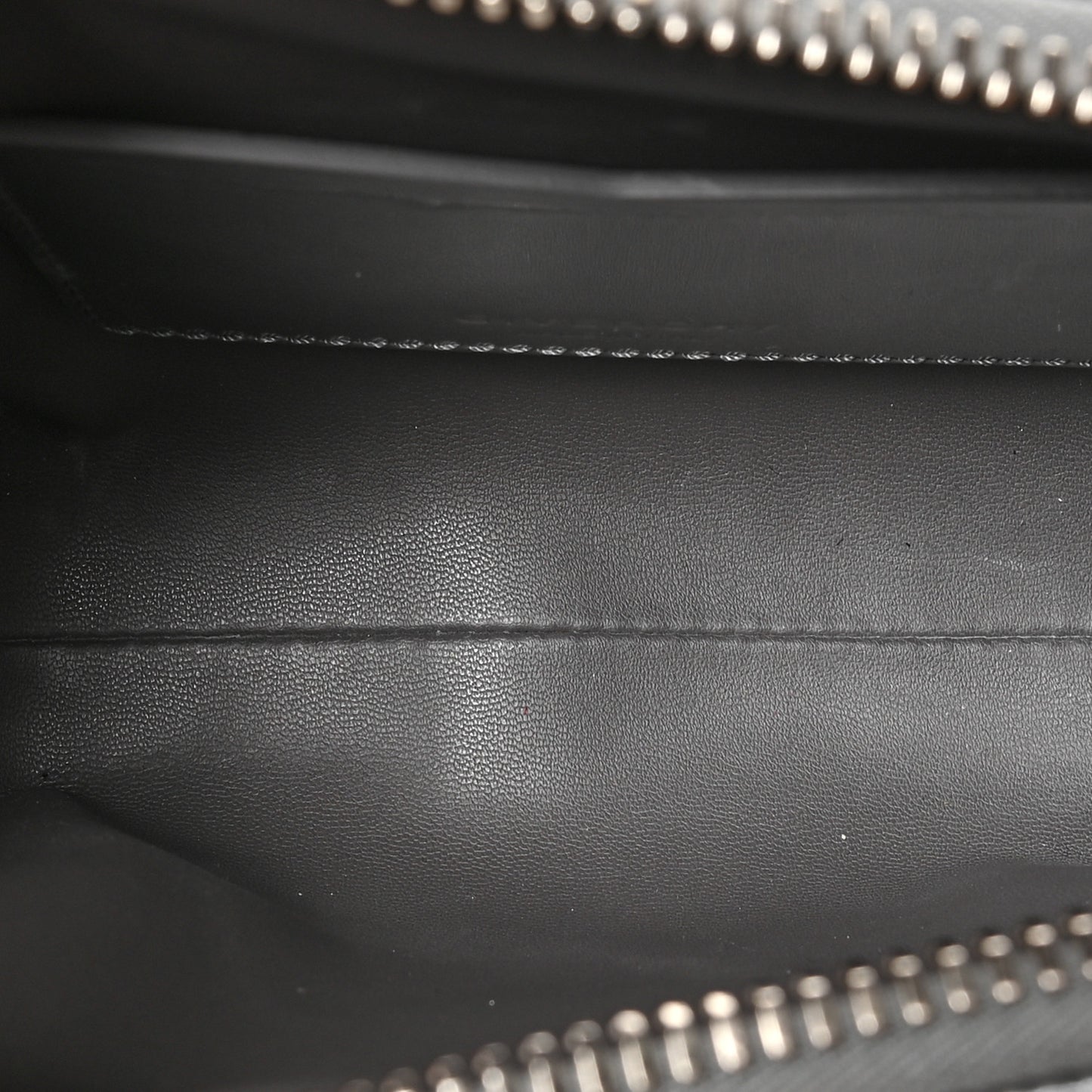 Metallic Calfskin 4G Embossed Nano Antigona Silver