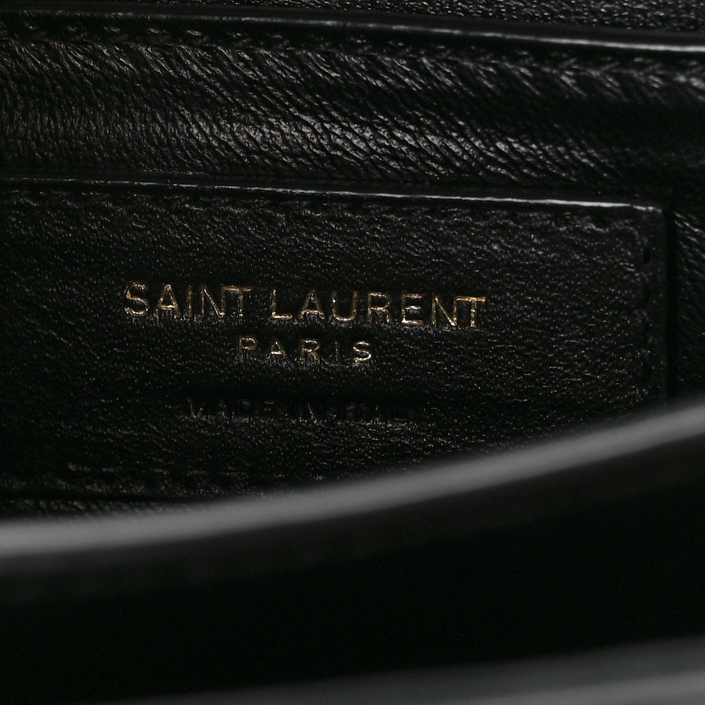 Calfskin Mini Classic Monogram Cassandra Top Handle Black