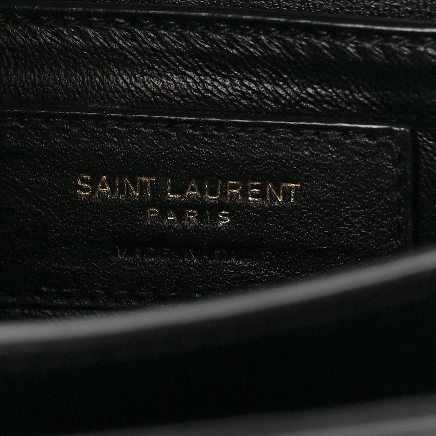 Saint Laurent Calfskin Mini Classic Monogram Cassandra Top Handle Black 6 of 11
