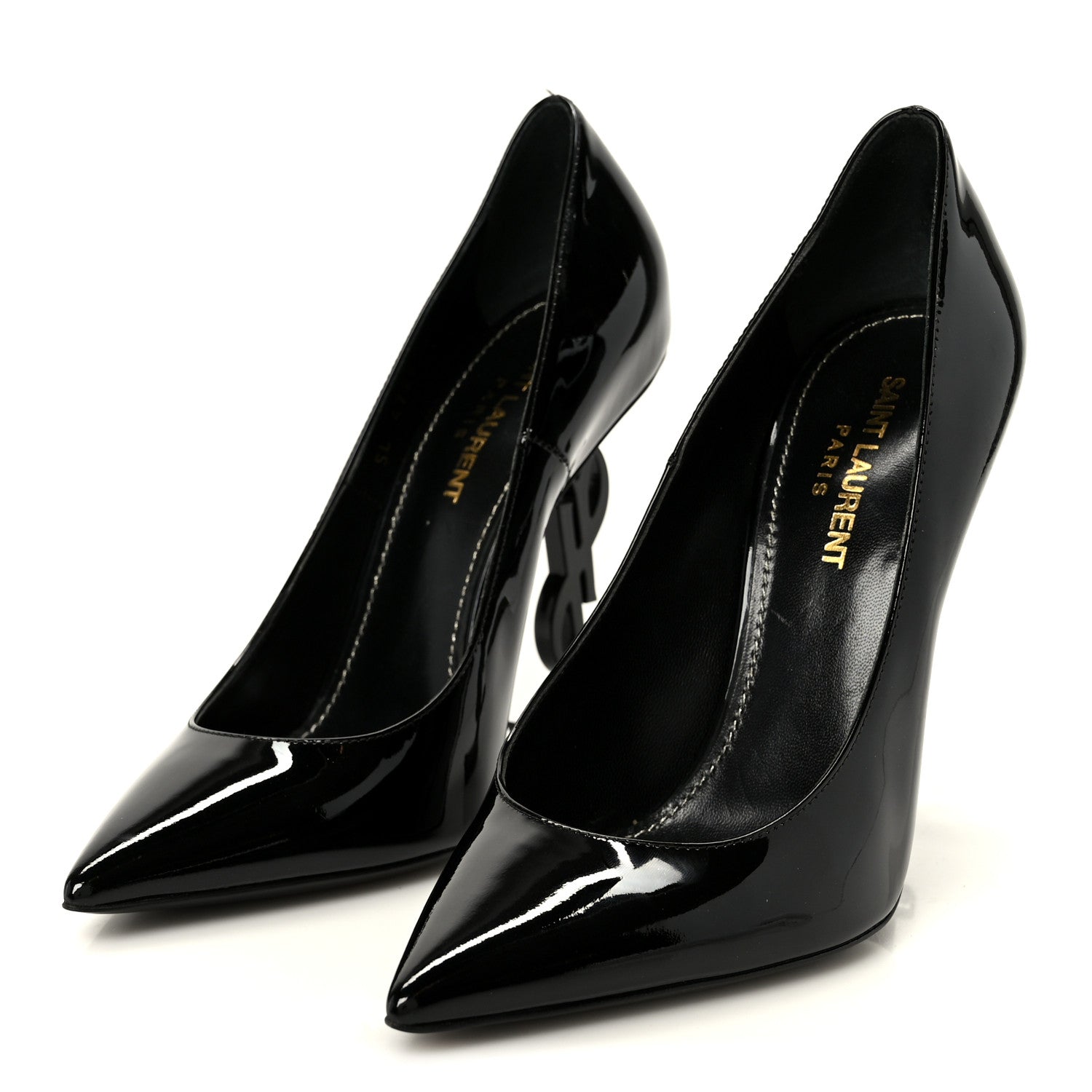 Saint Laurent Patent Opyum 110 Pumps 37 Black 4 of 9