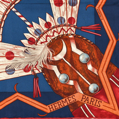 Hermes Silk Cosmogonie Apache Scarf 90 2 of 3