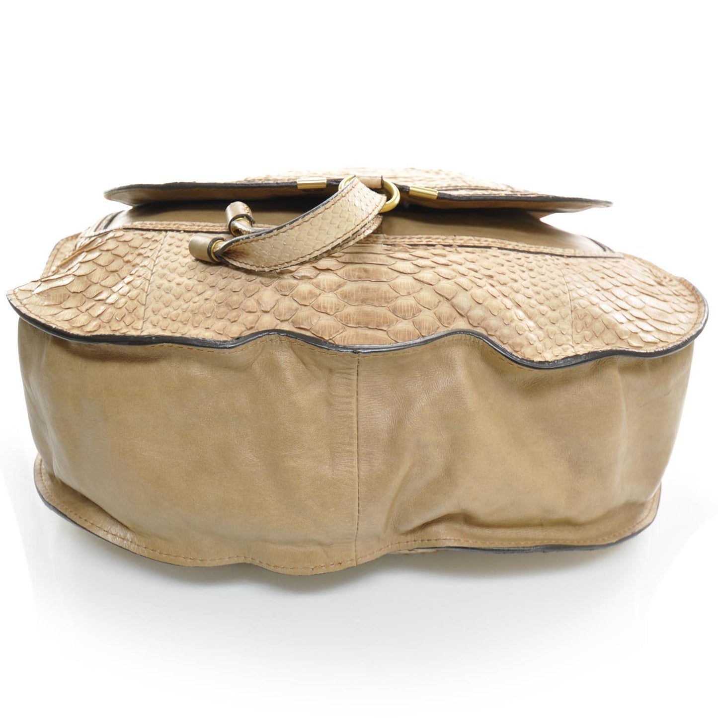 Python Large Marcie Hobo Taupe