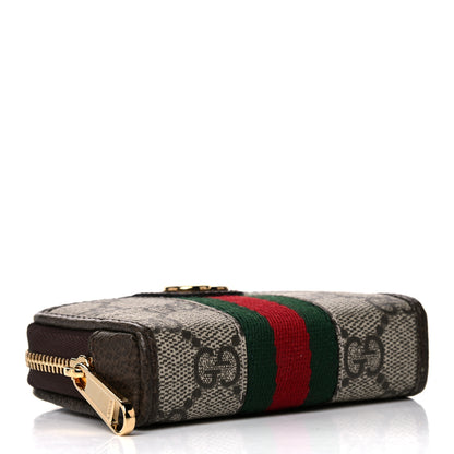 Gucci GG Supreme Monogram Web Ophidia Playing Card Case Beige New Acero 4 of 9