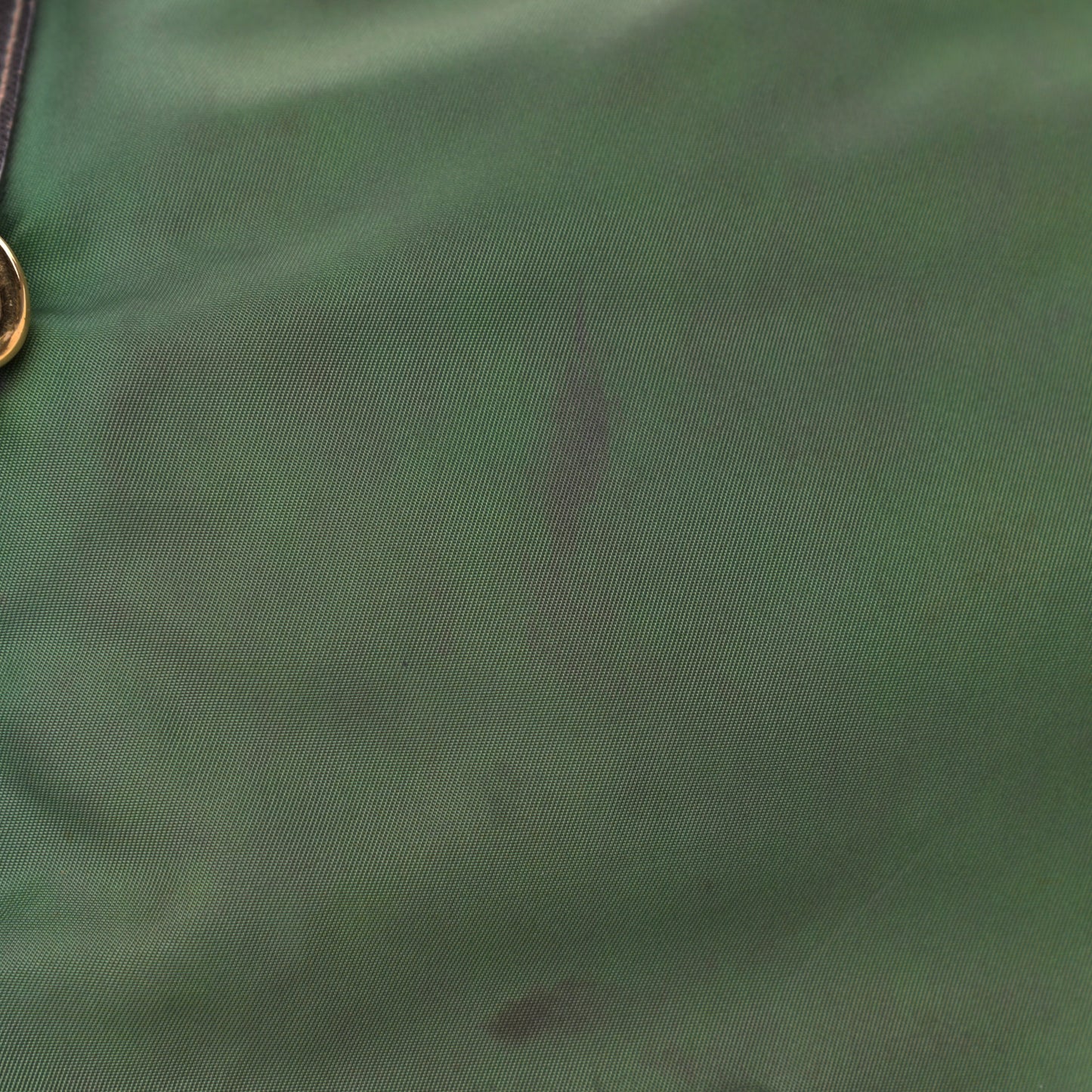 Saffiano Tessuto Nylon Shopping Tote Green Brown
