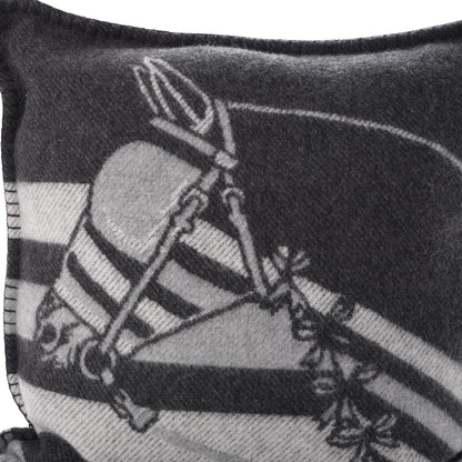 Hermes Wool Cashmere Couvertures Nouvelles Pillow Silex 5 of 6