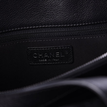 Chanel Caviar Quilted Large Casual Pocket Tote Black 9 of 11