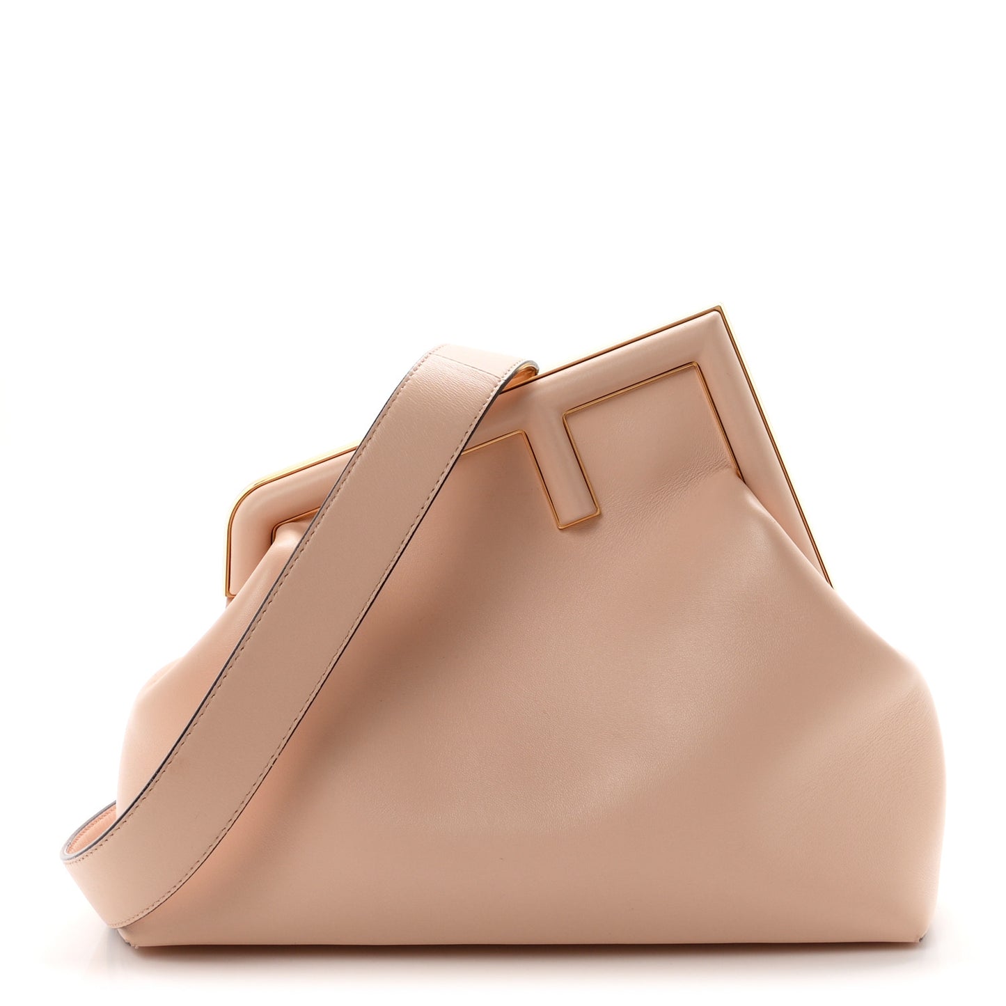 Shiny Nappa Medium Fendi First Poudre