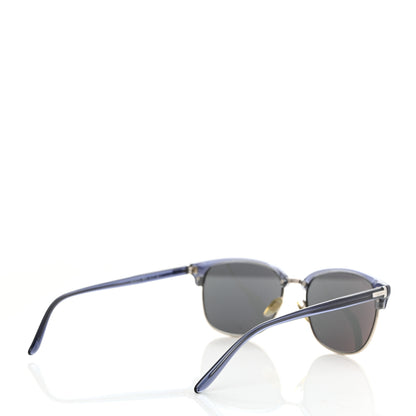Gucci Acetate Metal Rectangle Sunglasses GG 2227/S Blue 4 of 8