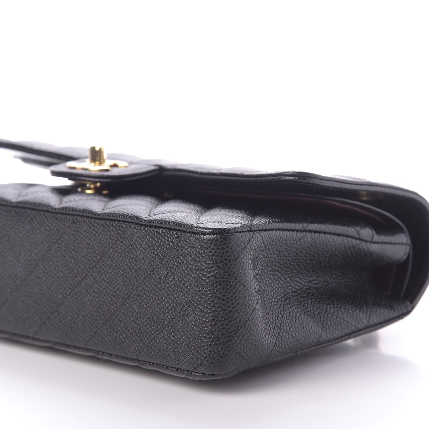 Chanel Caviar Quilted Medium Double Flap Black 9 of 9