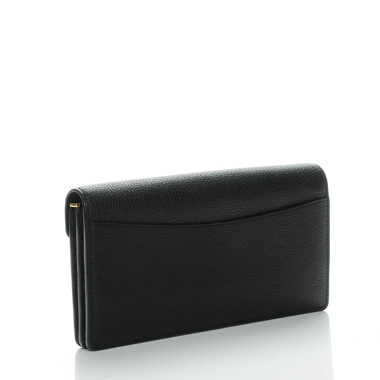 Veau Cachemire Dauphine Wallet Black